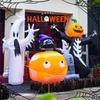 Large Inflatable Pumpkin Balloon Halloween Decoration for Kindergartens and Malls