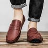 Mocassini da uomo versatili Classici slip-on Ballerine Vera pelle Scarpe casual da uomo Mocassini Super morbidi Calzature da passeggio da uomo Maschile