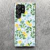 Summer Fruits Lemon Print Soft Case for Samsung Galaxy S25 S24 S23 S22 Ultra S21 Plus S20 FE Phone Shell S10 + Pattern Cover