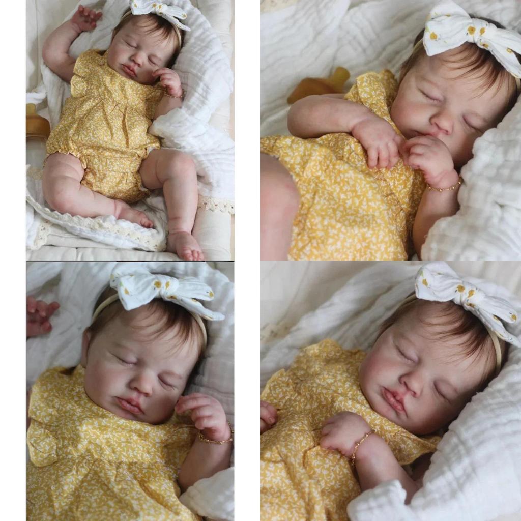Silicone Doll 19in Floral Lily Leaf Sleeve Baby Outfit For Collectors And Gift Givers