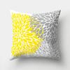 Yellow Geometric Decorative Pattern Pillowcase Office Living Room Home Pillowcase Car Ornaments