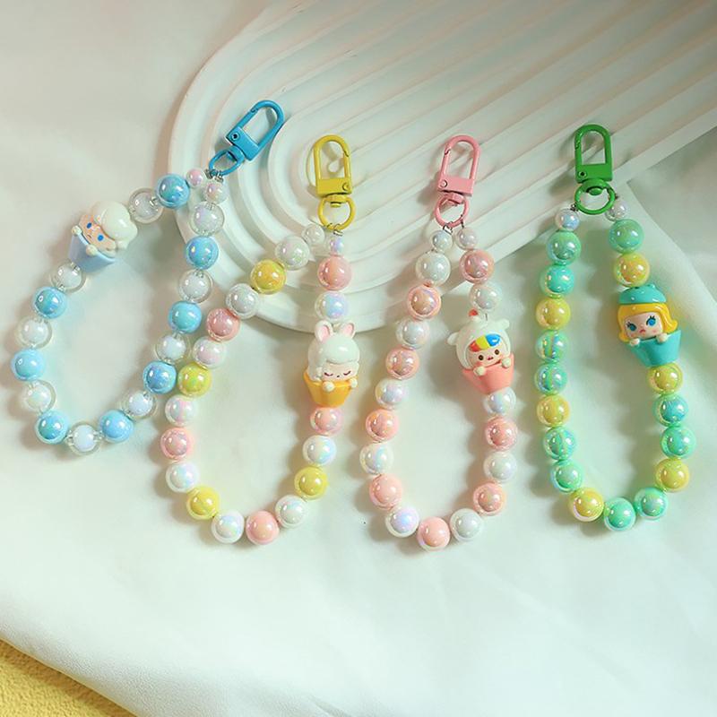 

Милый подвесной ремешок для мобильного телефона, ручная роспись, бусины, подвеска, украшение, брелок для девочек, браслет, ремешок для мобильного телефона