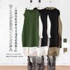 In Stock: 2024 Autumn/Winter Japanese-Style Sleeveless Knitted Dress + Long-Sleeved Shirt Two-Piece Set