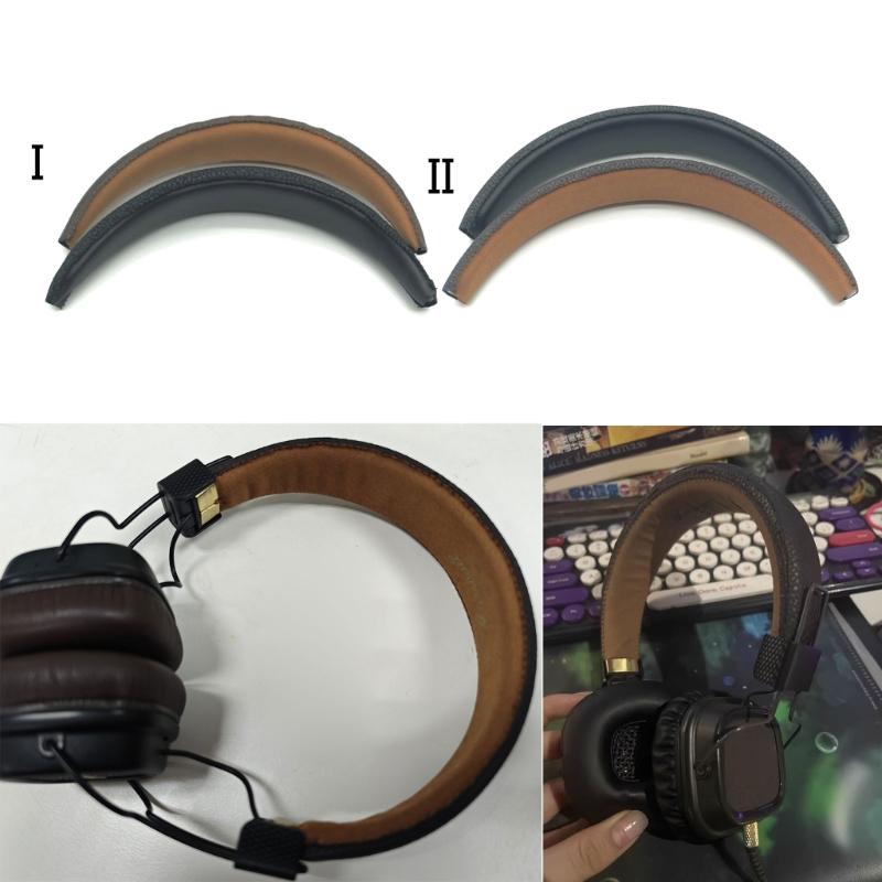 Ersatz Weiches Leder Kopfbandpolster Oberes Kopfbandabdeckung für MAJOR1 2 Kopfhörer Bügelpolster