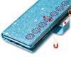 For iPhone 17 Pro Case Starry Sky Carving Leather Wallet Phone Cover with Wrist Strap