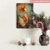 Vintage Tin Metal Mermaid Wall Art Bathroom Decor Ocean Fantasy Sign