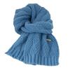 Women's Knitted Wool Blend Winter Scarf - Trendy Korean Style, High-End Cashmere Feel, Versatile for Students
