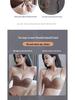 Strapless Gathered Push-Up Bra with Non-Slip Invisible Support