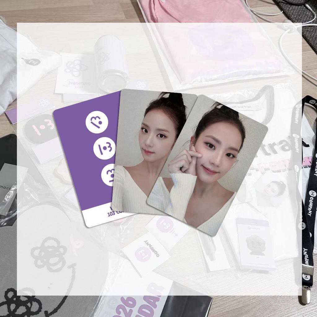 JISOO Birthday Card & Limited Photocard Gift - BLISSOO Collection