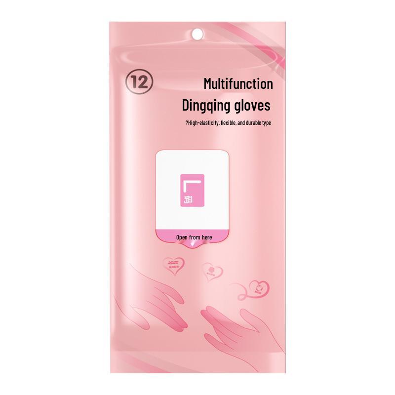 Durable Food-Grade Disposable Nitrile Dishwashing Gloves for Household and Kitchen Cleaning