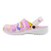 White Printed EVA Casual Clogs for Women Men Soft Sole Lightweight Breathable Slip On Sandals Slippers Summer Daily Leisure Shoes