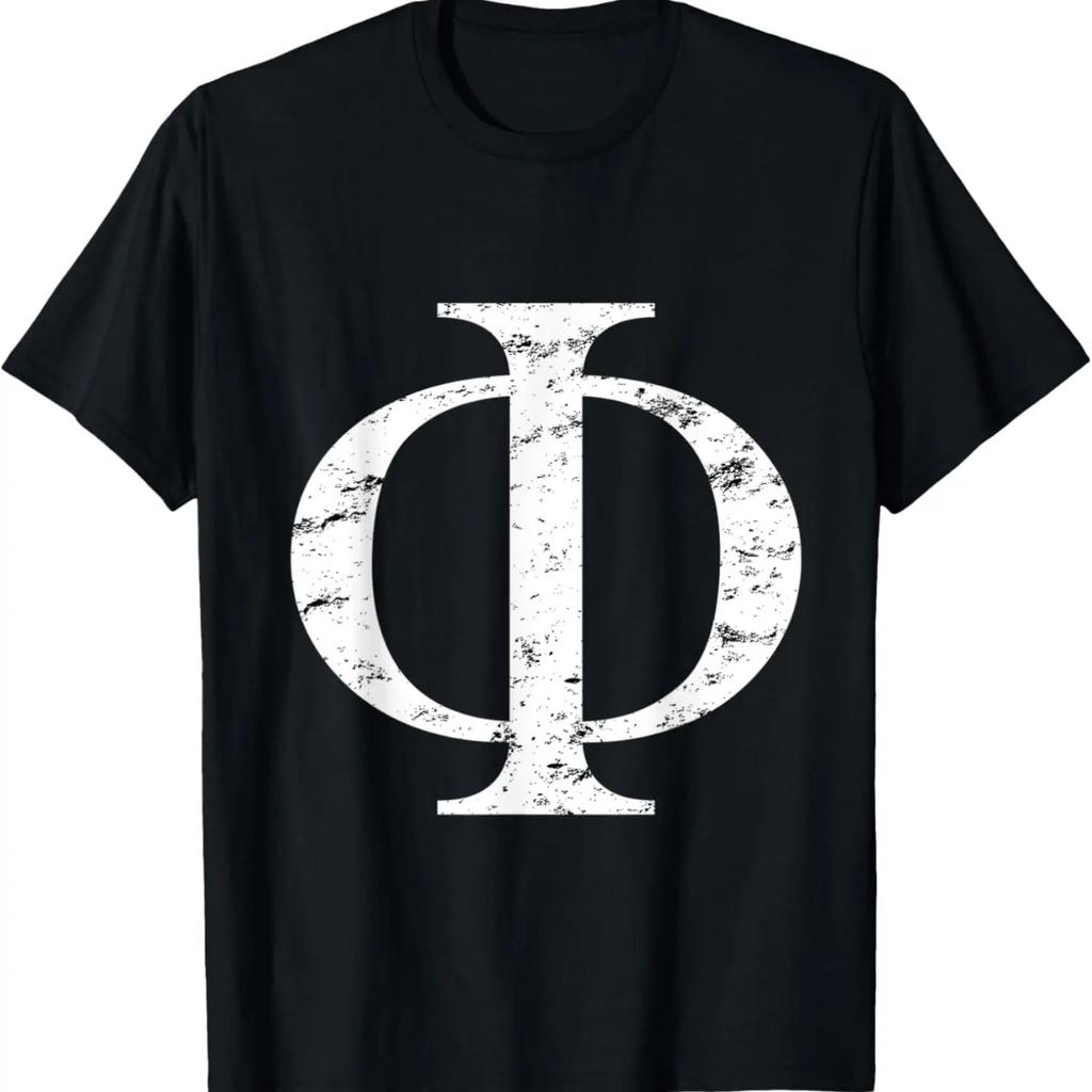 Phi Symbol Tshirts _ Vintage Greek Alphabet Letters Gift