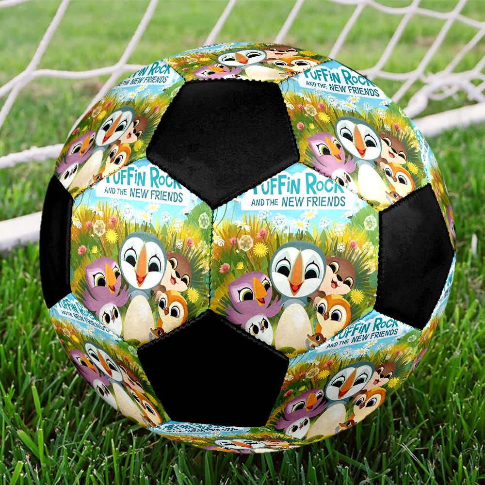 Puffin Rock Theme Size 5 Soccer Ball, Suitable for Both Indoor and Outdoor Matches, a Gift Suitable for Everyone.