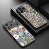 For iPhone 17 Pro Max Case Vintage Floral Pattern Magnetic For Magsafe Slim Matte Cover For iPhone 16 Pro Max 15 14 13 16E Air