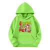 Child Fashion Lightweight Long Sleeve Pullover With Pockets  Print Hoodie