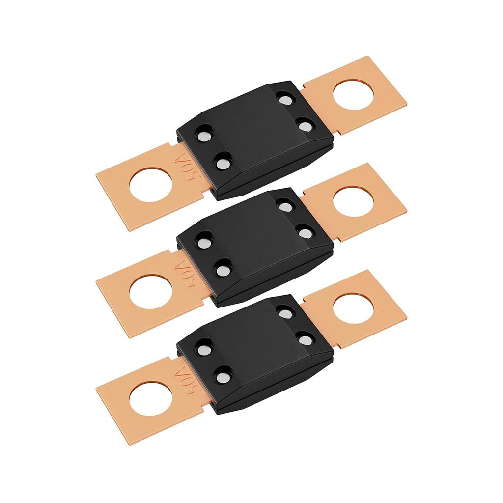 3Pcs MEGA Fuse 30A-300A High Current Bolt blade fuse 200 Amp ANM Flat Type Fuse AMG Fuse Fuse Holders1