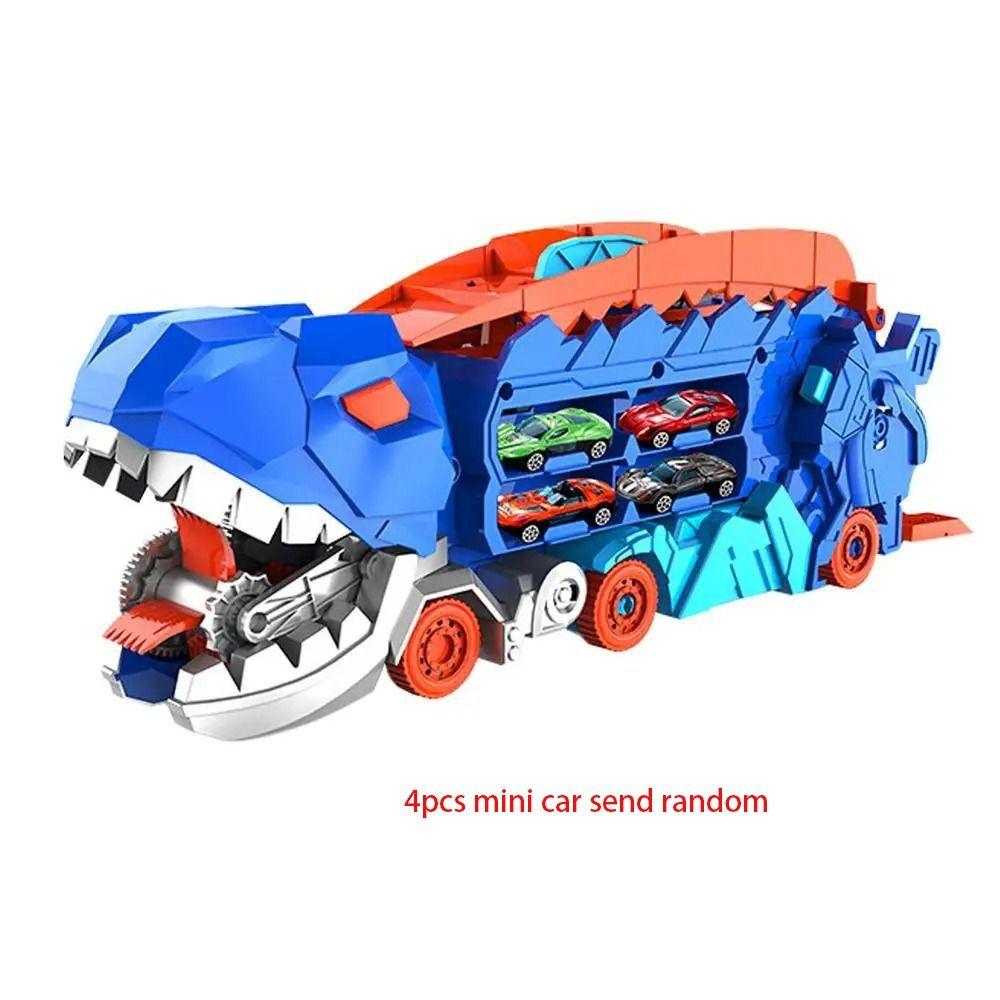 with Handle Dinosaur Transformed Toy Dual-mode Dinosaur Track Toy Dinosaur Car Toy Children