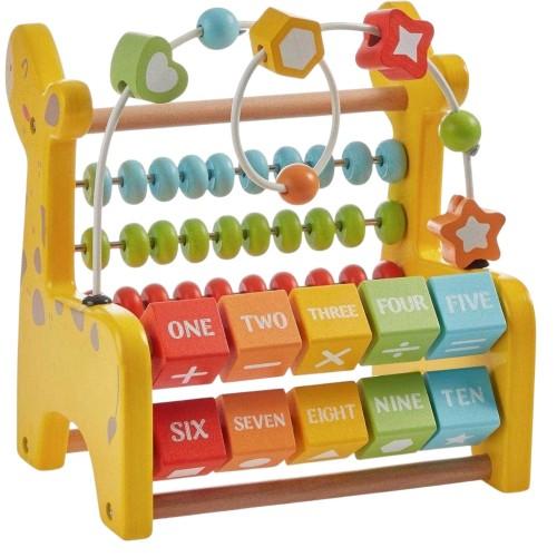 Toy Life Wooden Giraffe Activity Center