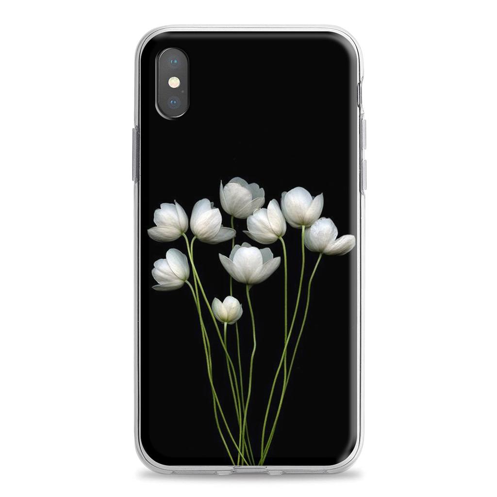 Glowing Rose Beautiful Silicone Case for Apple iPhone 12 Mini 11 Pro SE XS X XR Max 8 7 6S 6 Plus 5S