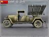Miniart scale Soviet Katyusha gun mounted on a plastic model kit MA35259 1/35 BM-8-24 1.5-ton truck,
