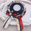 1PC Plissador de Plástico Decoração de Produtos Broche DIY Suprimentos DIY Porta Crachá Plissador Ferramenta de Plissado Feita à Mão Nijigen 9/12/15cm