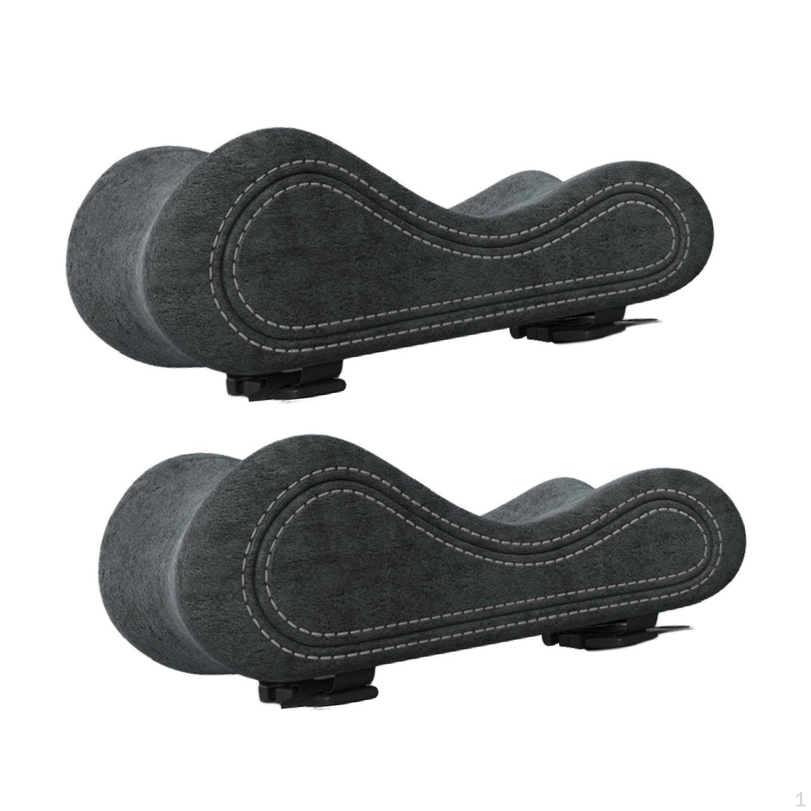 

2Pcs Office Chair Arm Covers Elbow Cushion Replacement Soft Home Gaming Protector Washable Armrest