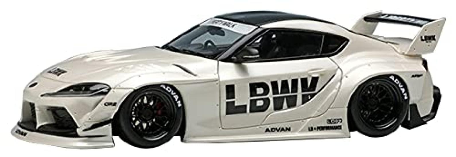 

EIDOLON Scale LB WORKS GR Supra Pearl Finished LB017A 1/43 (LD97 Wheels) White, Product, белый