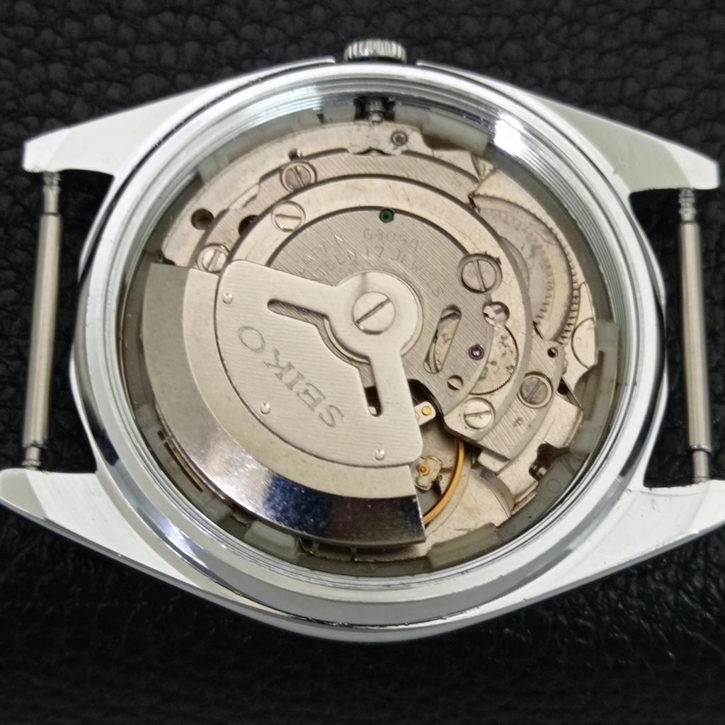 REFURBISHED SEIKO 5 AUTOMATIC 6309A VINTAGE JAPAN MENS SILVER WATCH A442253-1