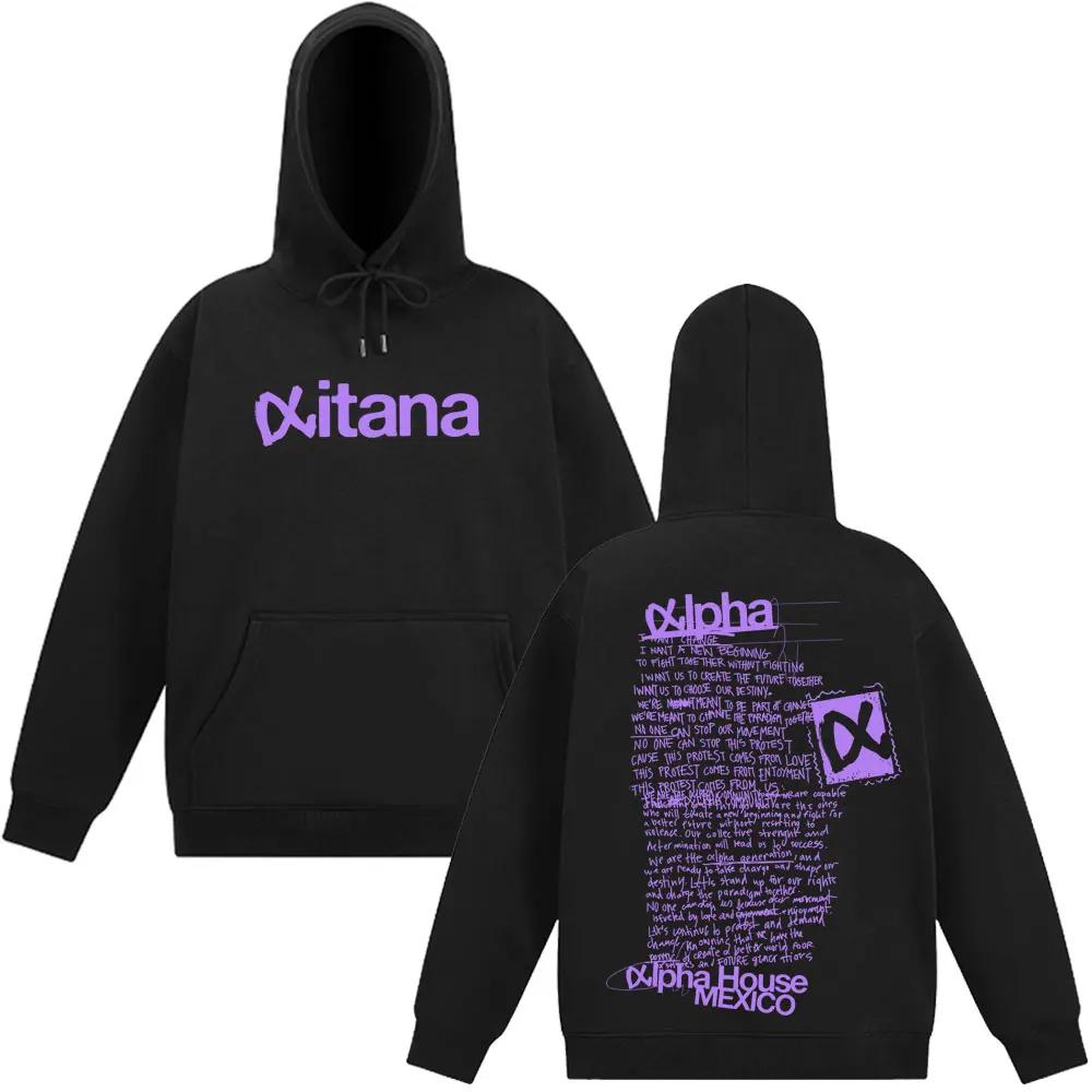 

Singer Aitana Ocana Tour Hooded sweatshirt Men s aesthetic fashion long-sleeved casual high-quality hoodie S
