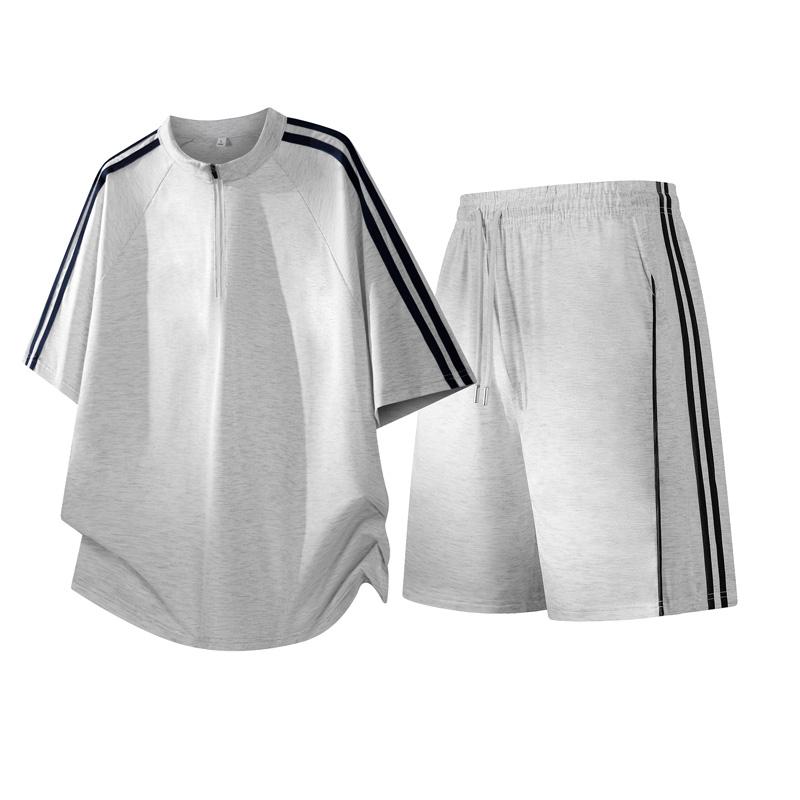 Men's Short Sleeved Set Versatile Casual Sports Two-piece Set