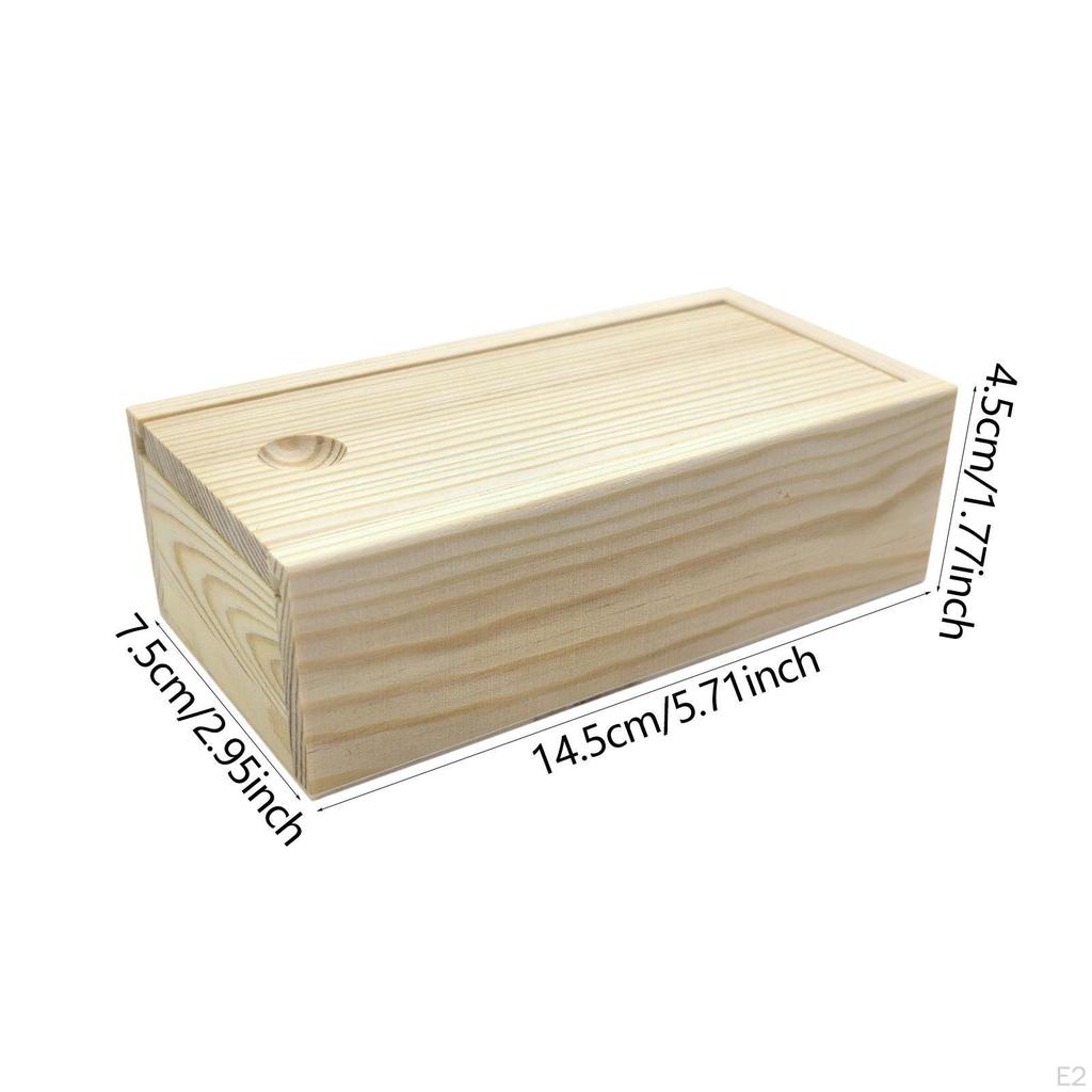 Pudełko do przechowywania z przesuwaną pokrywką, Pamiątkowe pudełko na biżuterię wielofunkcyjne na imprezy,