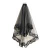 Bridal Veil Bachelorette Party Decorations Bride To Be Gift Bridal Shower Wedding Black Double /Single Layer Floral Lace
