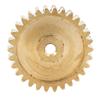 Spur Gear Brass 30 Tooth for Servo 25 Tooth Spline 0.8 Mod Industrial Robot Part 4305?0025?0030