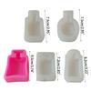 3D Perfume Bottle Shape Candle Silicone Molds DIY Handmade Soap Molds Small Pendant Mould Baking Tool Easy To Clean