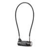 Portables Light Weight Flexible Cable Combination Lock for Easy Security of Luggage and Bicycles During Travel