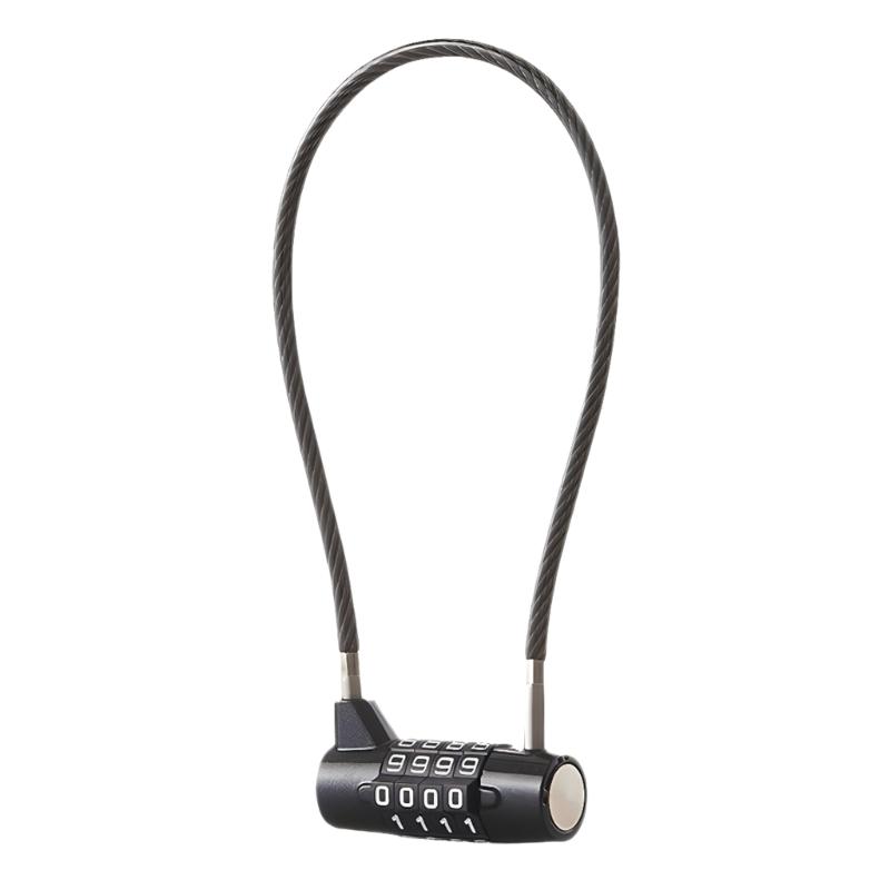 Portables Light weight Flexible Cable Combination Lock for Easy Security of Luggage and Bicycles During Travel 1