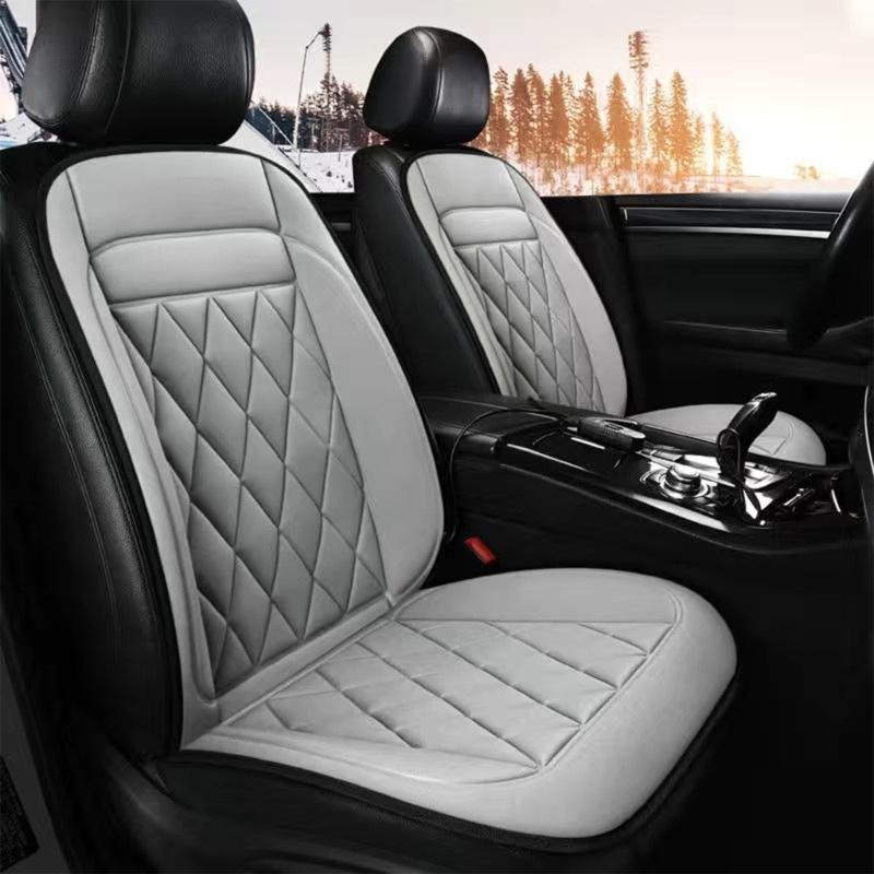 Quick Heat 12V Automotive Cushion Breathable Cotton Construction Anti Slip Base Winter Comfort Rapid Warmth Technology