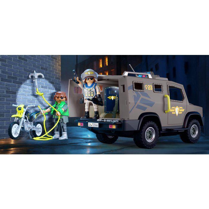 Playmobil 72066 Fourgon d'intervention des forces spéciales, City Action, Les policiers, Promo Pack, 56 pièces, dès 4 ans