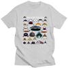 Shark Faces Of All Kinds T Shirts 100 Cotton Tee Tops Summer O Neck Animal Lover Tshirt ShortSleeve For Unisex Birthday Gift
