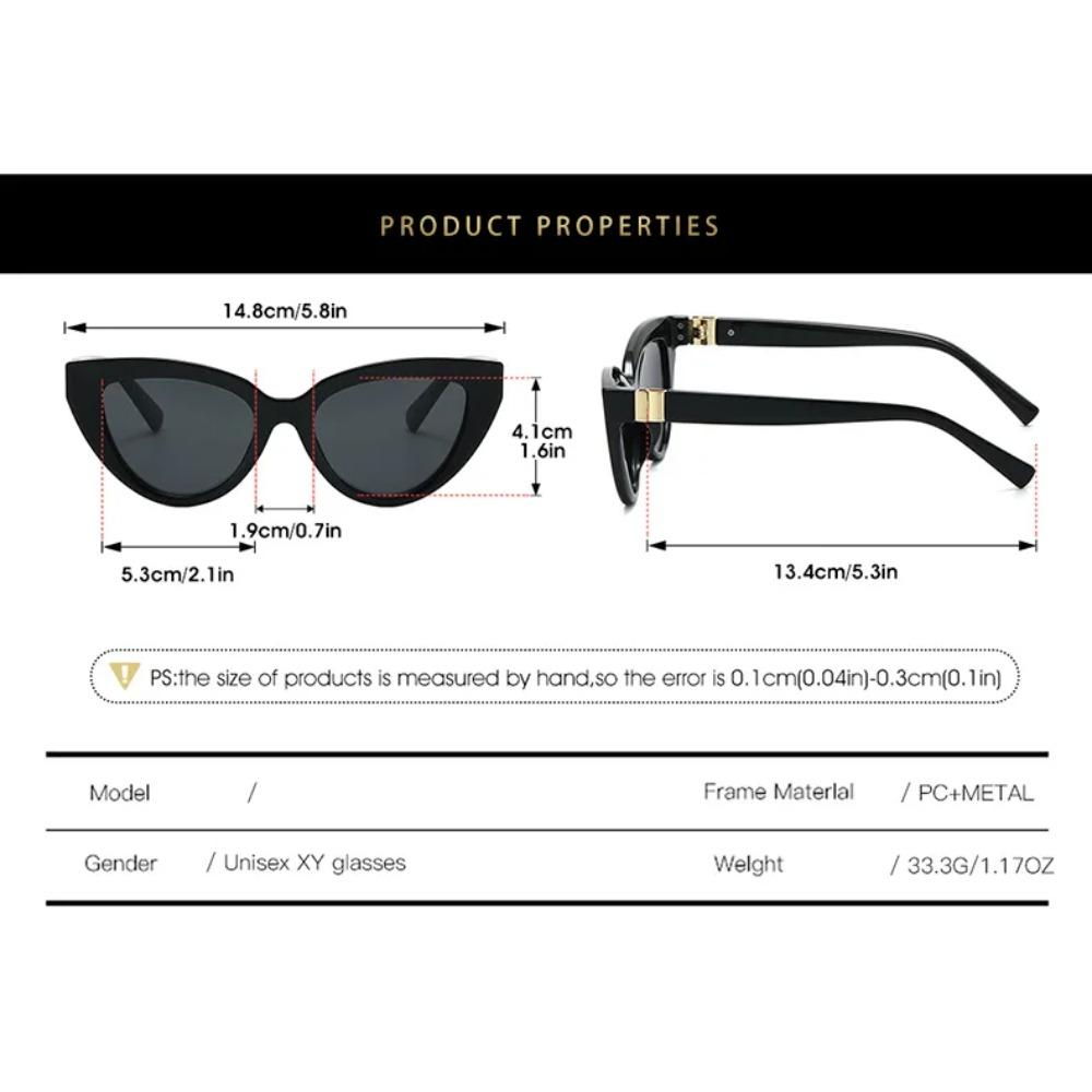 Classic Retro Large-framed Cat-eye Luxury Sunglasses Designers INS Style Lady and Gentleman Street Photography Fashion Wear Take