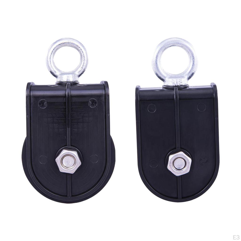 Bearing Pulley Wheel Replacement Roller Sturdy Rotatable Portable LAT Pull Down Workout