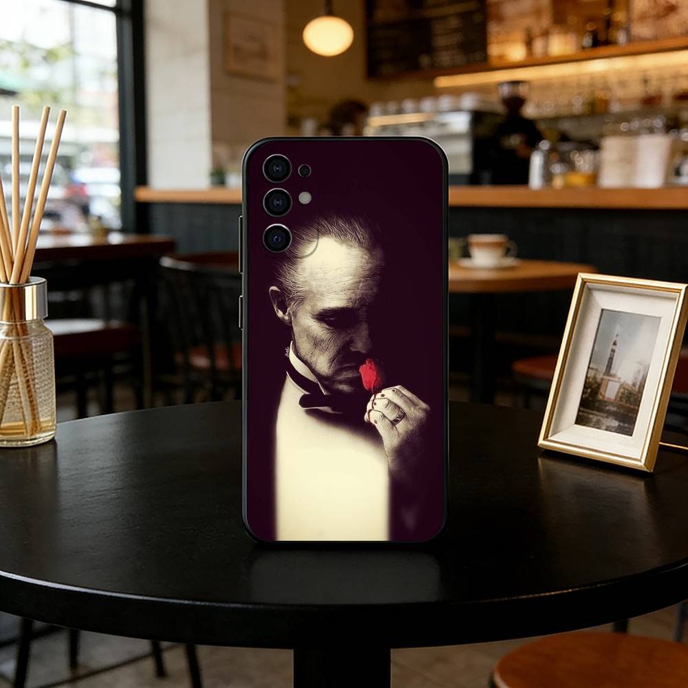 Don Vito Corleone Phone Case For Samsung S25,S24,S21,S22,S23,S30,Ultra,S20,Plus,Fe,Soft Silicone Black Cover