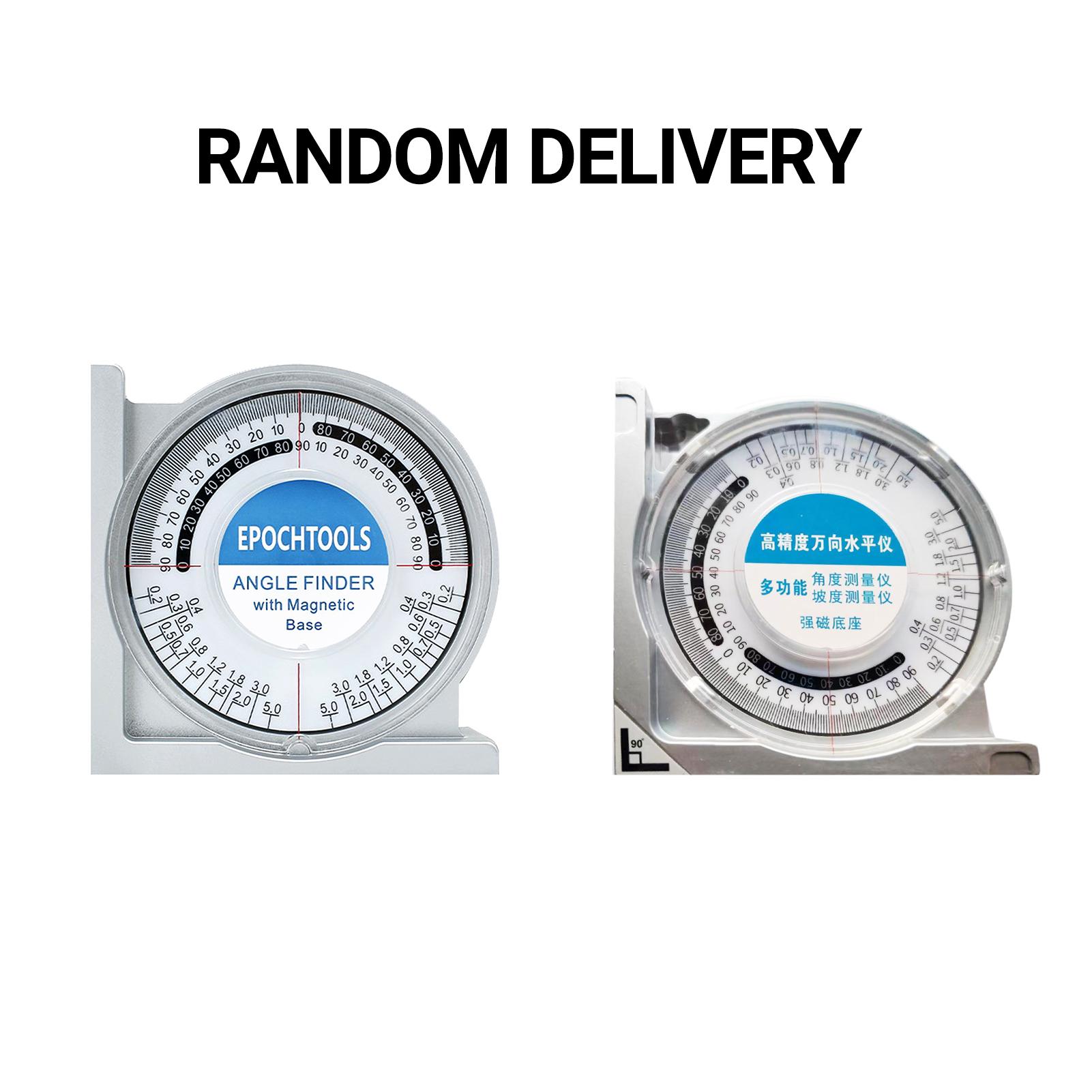 

Magnetic Protractor, Angle Finder, Inclinometer Msuring Tool with Comparison Chart, Bubble for Plumbing Work, Home Engineering