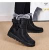 35-44 Waterproof Winter Boots For Women New Faux Fur Long Plush Snow Boots Woman Platform Ankle Boots Couples Warm Cotton Shoes