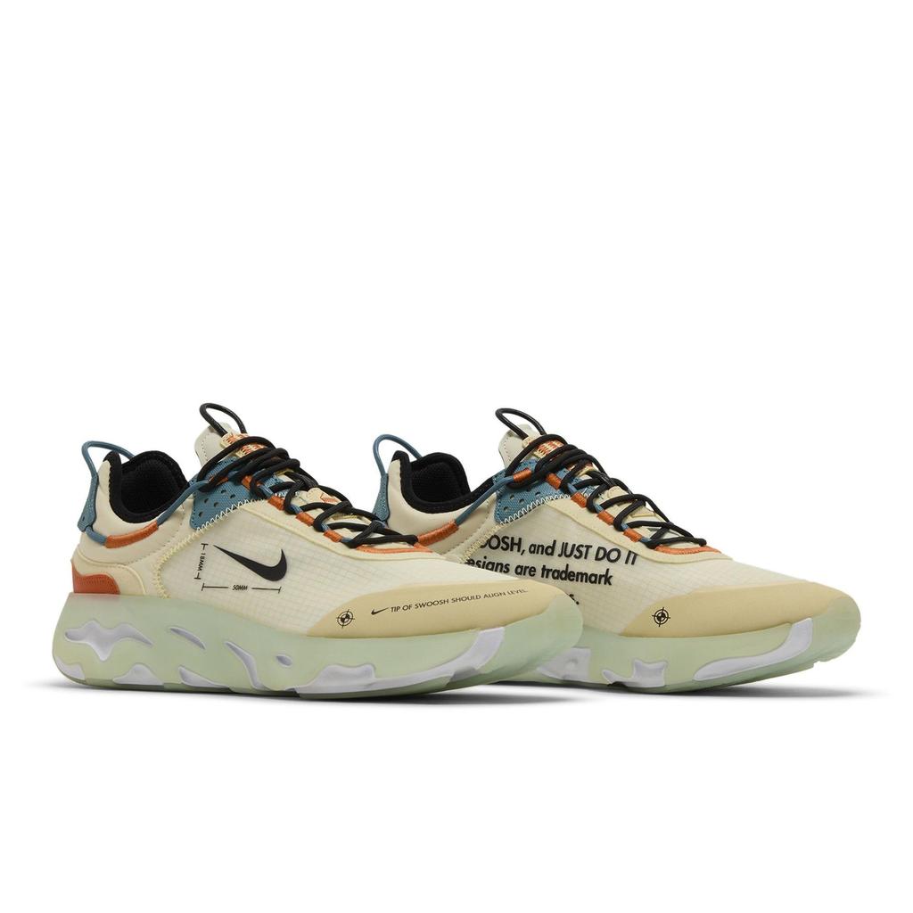 Nike React Live 'Schematic' (Unisex) Coconut Milk / Black / Light Dew / White Running Shoes DJ5206 103