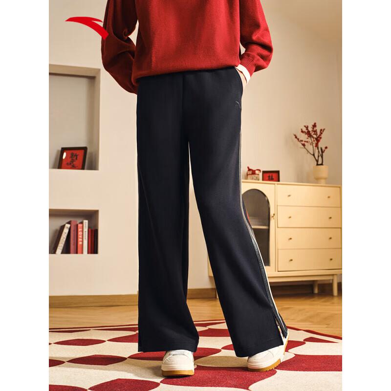 Anta Women s Corduroy Straight Leg Casual Sports Pants 165/M