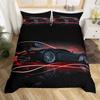 Racing Car Printed Duvet Cover With Pillowcase Bedding Set Single Double Twin Full Queen King Size 2/3pcs Polyester Quilt Cover