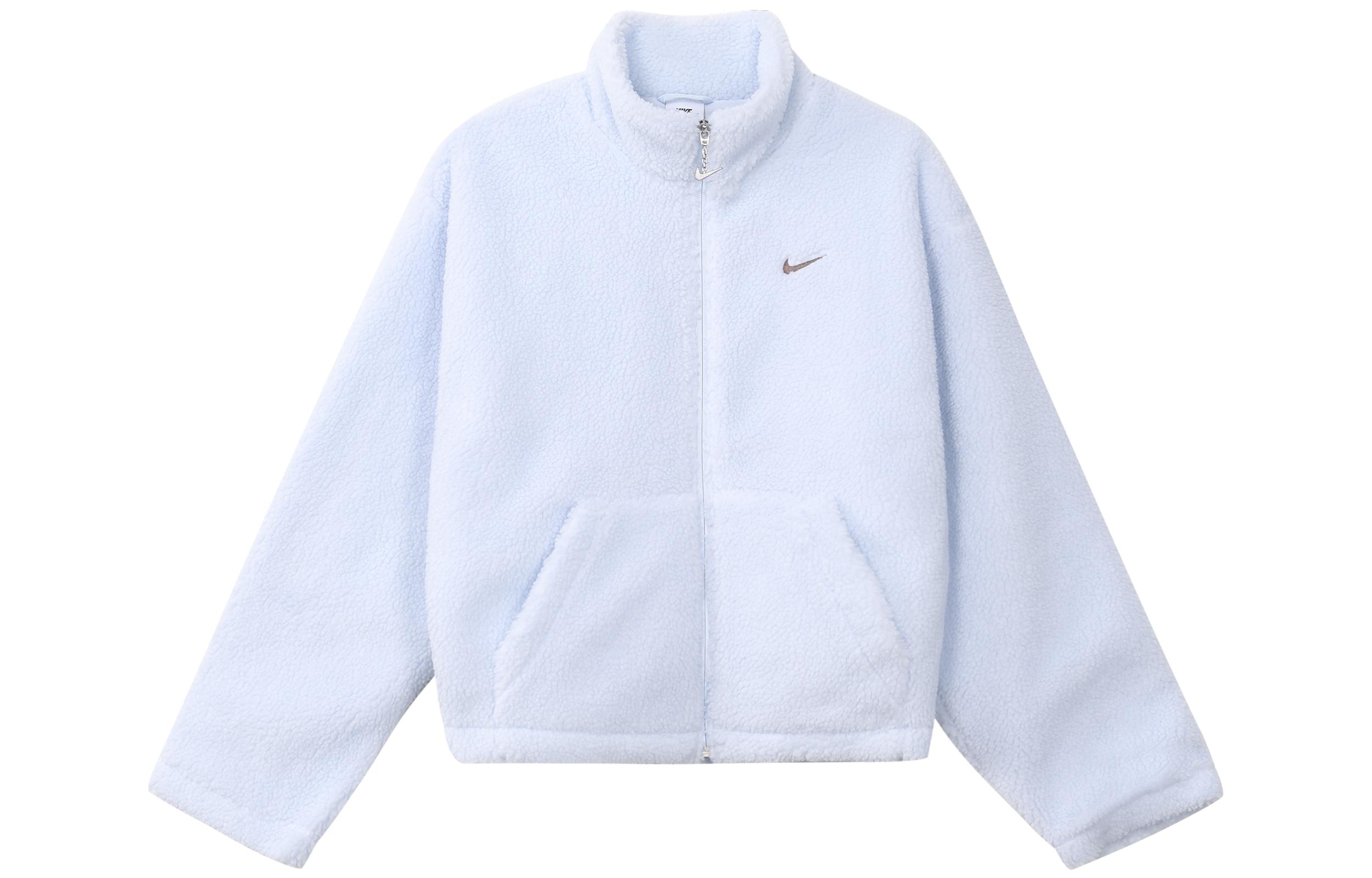 Nike Sportswear Velvet feel Coat Women s Purple Blue FV4009-423 M