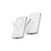 Powerbank Magnetyczny PB31 10000mAh 15W MagSafe Z Kablami USB-C iPhone Lightning - Biały