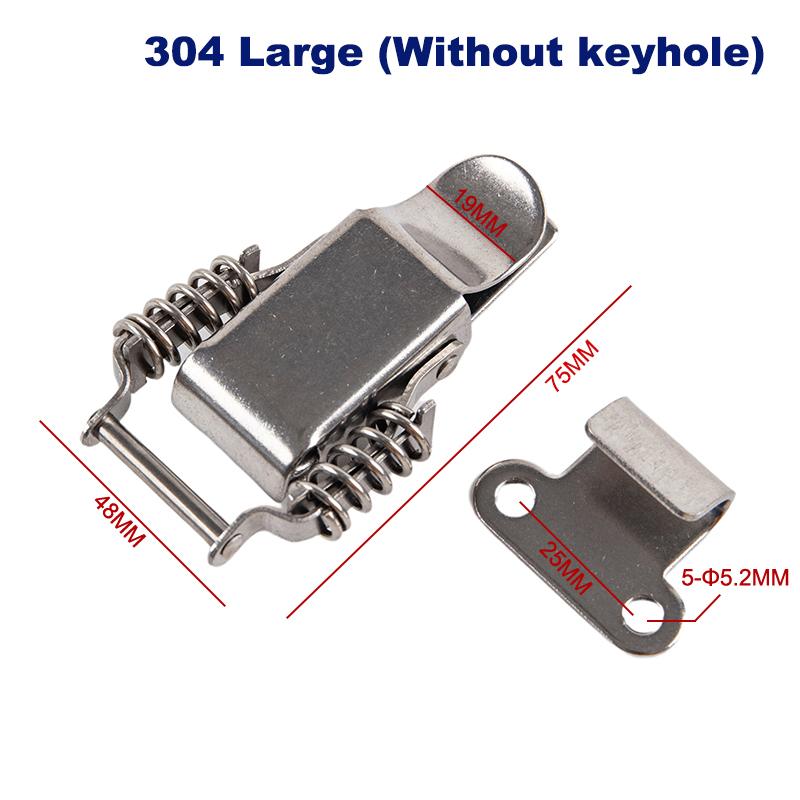 

Нержавеющая сталь 304 пружинная защелка ящик для инструментов защелки замки фурнитура аксессуары as the picture